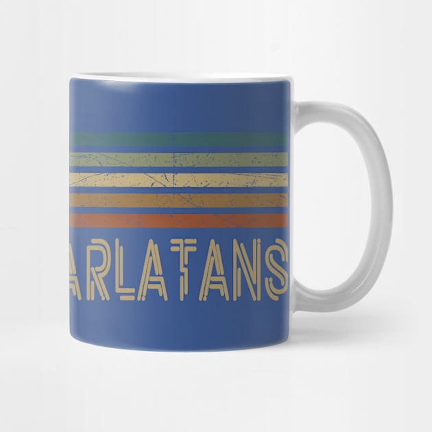 The Charlatans Retro Stripes by paintallday